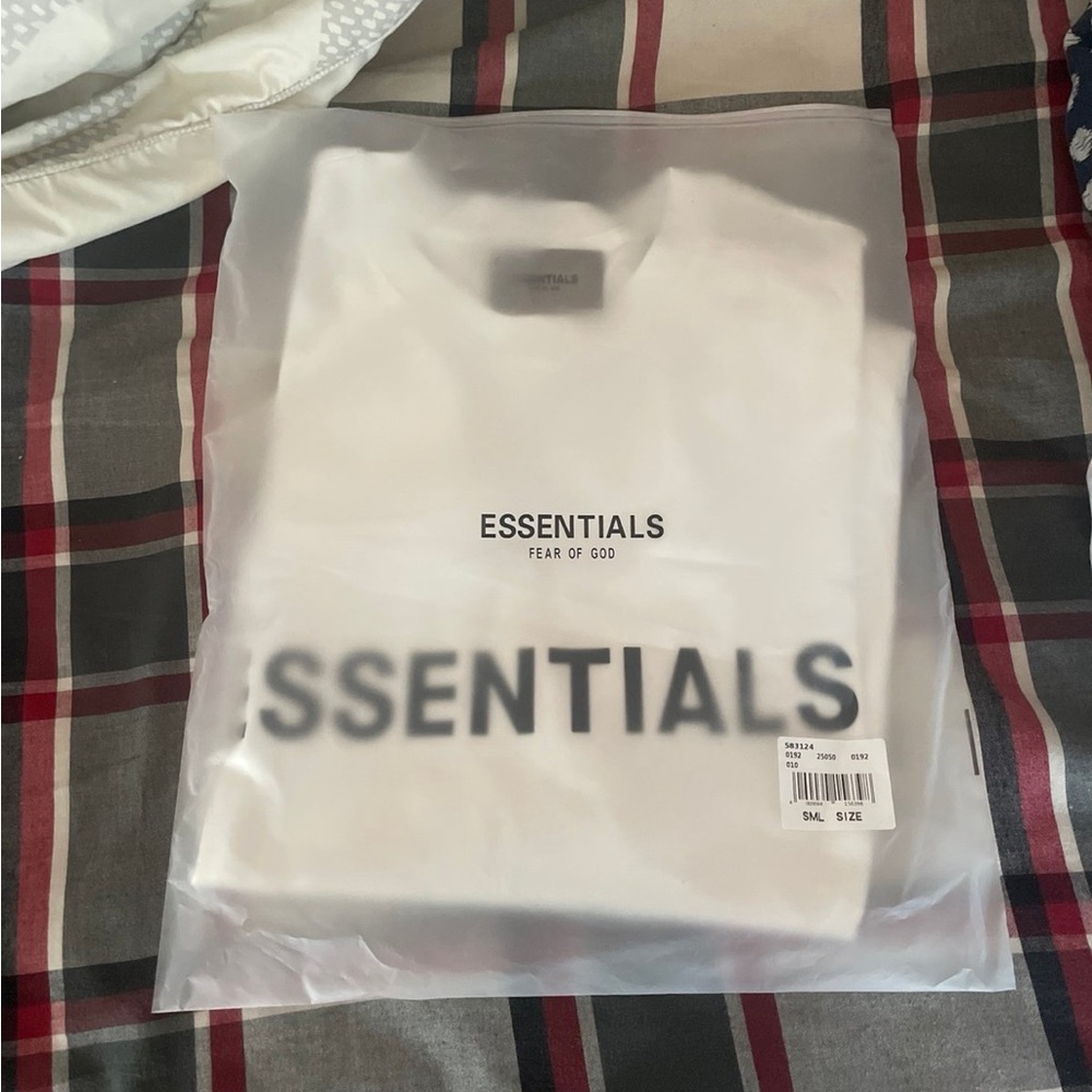 Essentials White Short Sleeve Tee